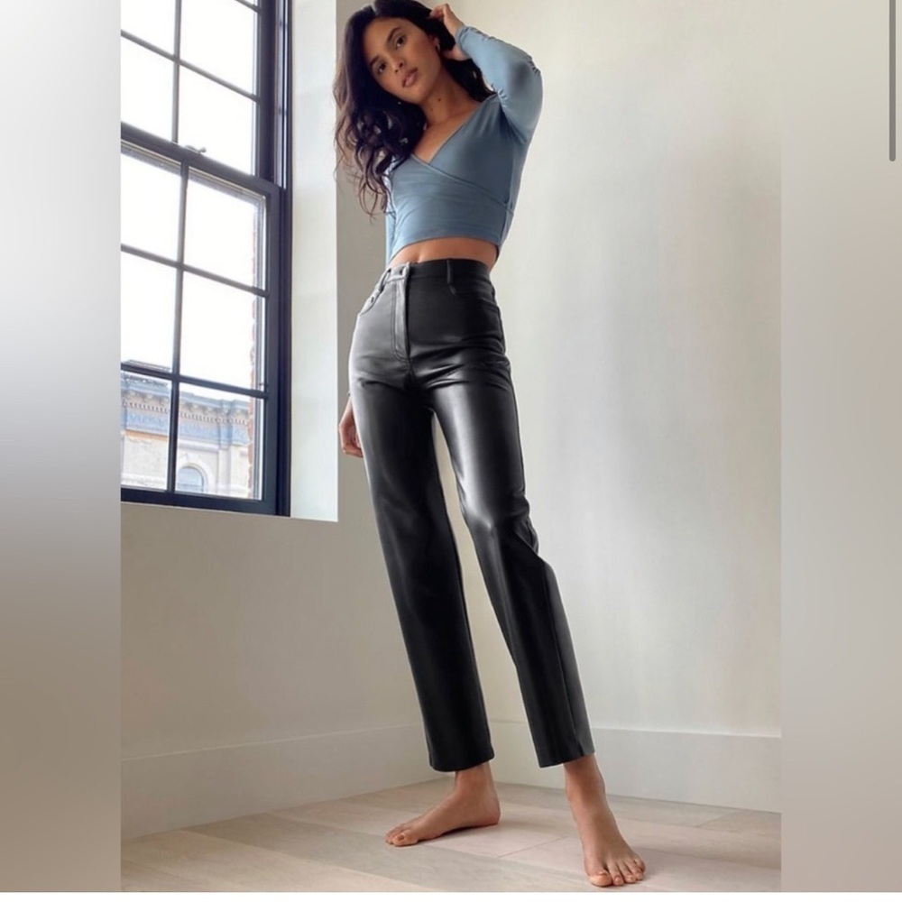 Wilfred Artizia Melina Black Vegan Leather Pant